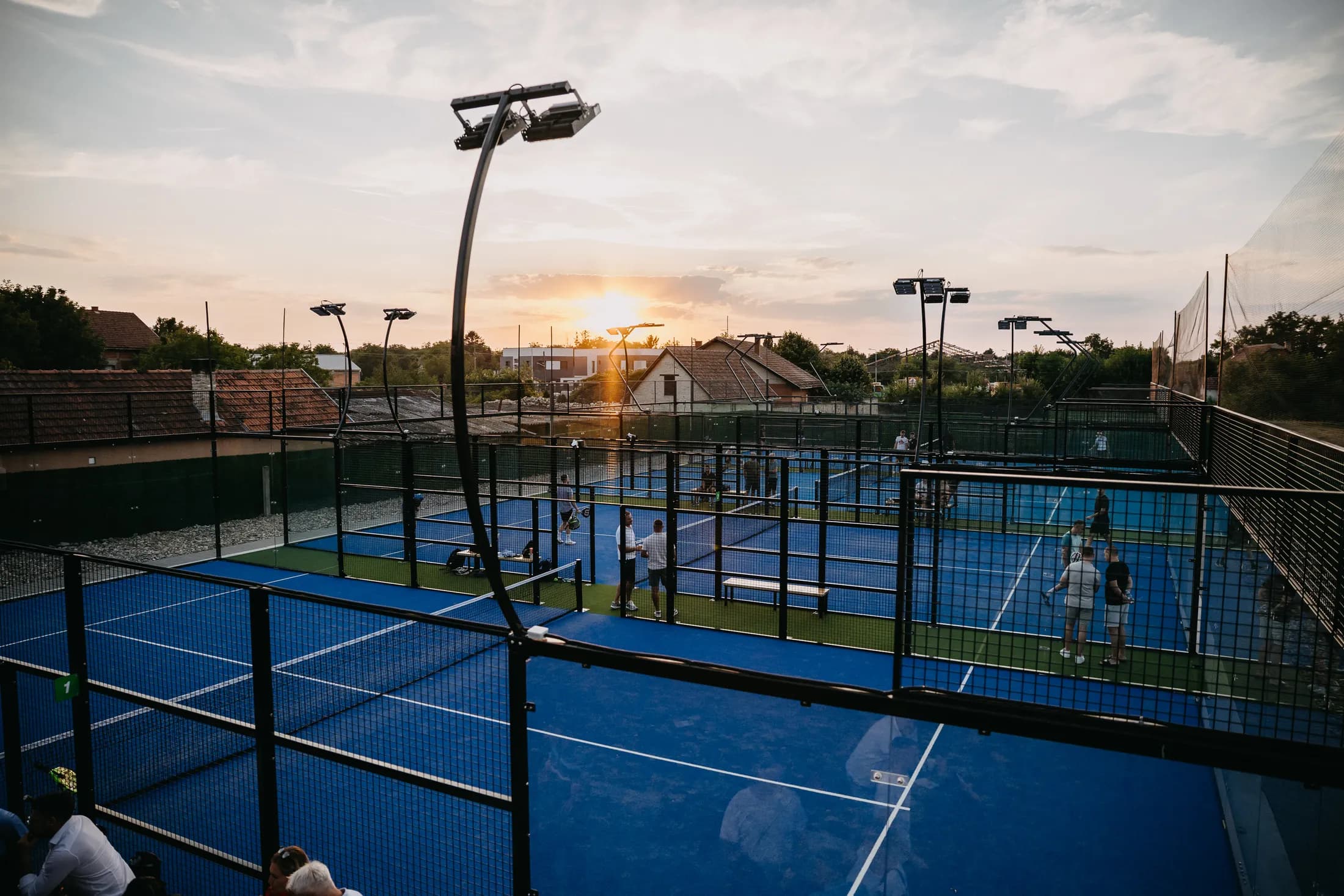 Padel Court Background